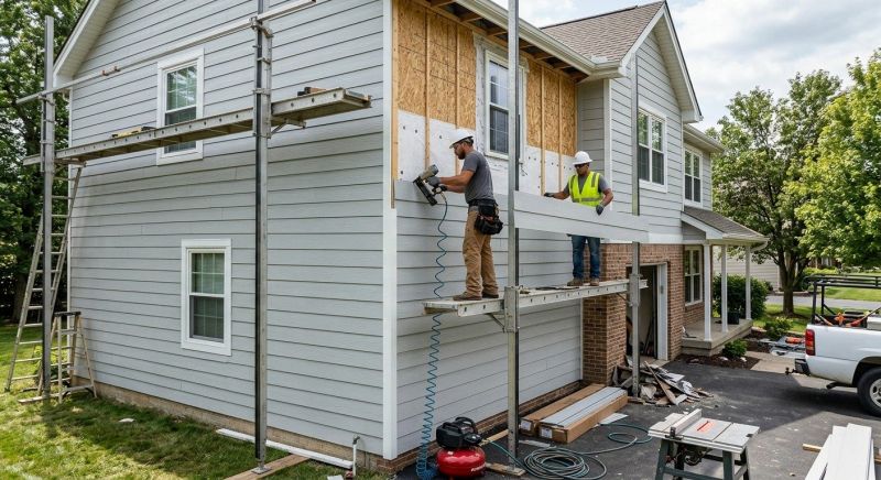 Cement Siding Installation in Boston, MA